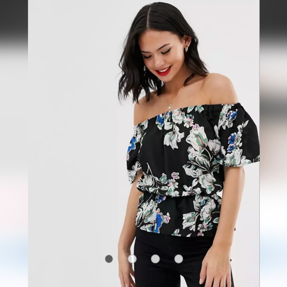 ASOS Parisian Off Shoulder Top